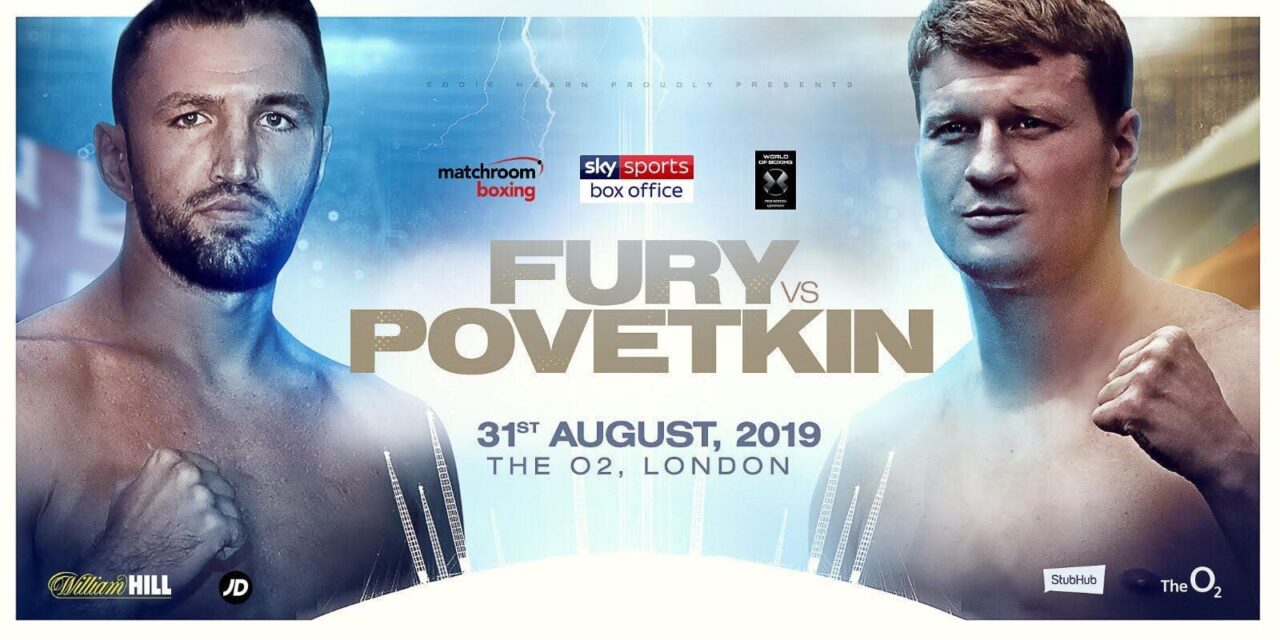 Hughie Fury set to face Alexander Povetkin in heavyweight showdown on August 31