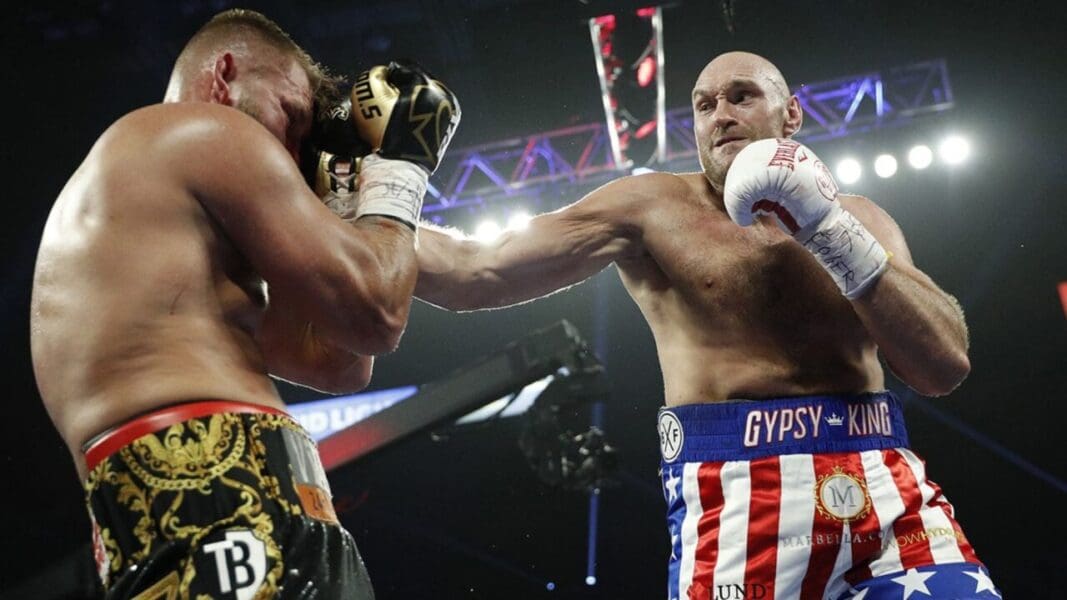 tyson fury  face otto wallin  las vegas